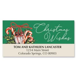 Christmas Wishes Deluxe Address Labels