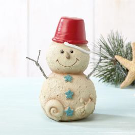 Small Sand Snowman Figurine