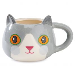 Gray Cat Mug