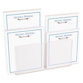 Dachshund Personalized Notepad Set & Acrylic Holder