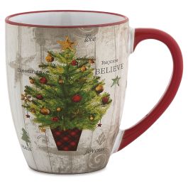 Ceramic Tree Mug - Set of 4