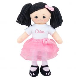 Personalized Asian Rag Doll with Tutu