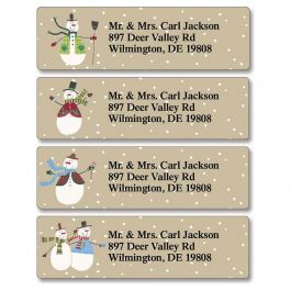 Let It Snow Christmas Classic Address Label | Current Catalog