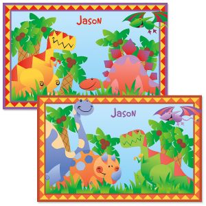 Dinosaur Personalized Kids' Placemat