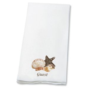 Guest Seashells Disposable Hand Towels