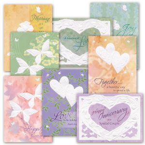 Deluxe Embossed Anniversary Cards Value Pack