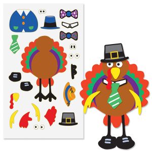 Build-A-Turkey Sticker Sheets