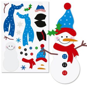Decorate-a-Snowman Sticker Sheets
