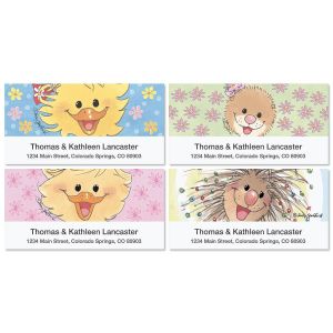 Suzy's Smiles by Suzys Zoo®  Deluxe Address Labels  (4 designs)