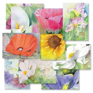 Floral Whispers Note Cards Value Pack