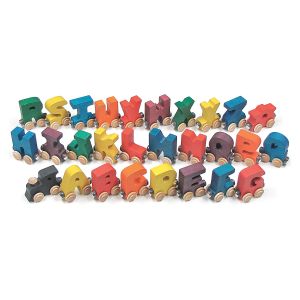 Wooden Letter Name Train