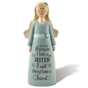 Because I Have a Sister Angel Figurine