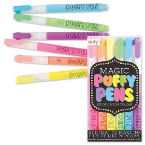 Magical Neon Puffy Pens