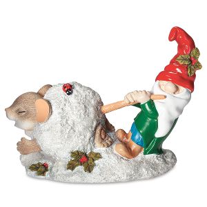 Mouse & Gnome Figurine by Charming Tails®
