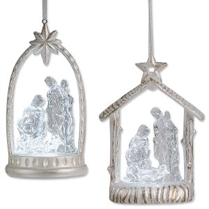 Lighted Nativity Ornament