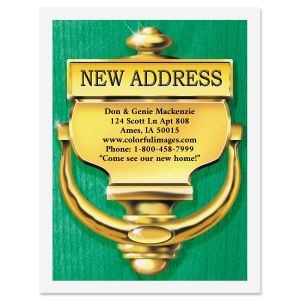 Door Knocker New Address Postcards