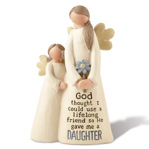 Mother & Daughter Angel Figurine