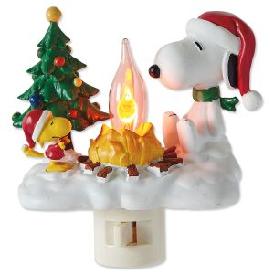 PEANUTS® Snoopy™ and Woodstock by Campfire Night Light