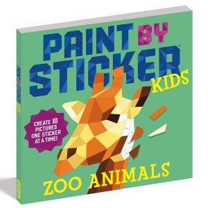 Zoo Animals Paint by Stickers Book
