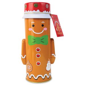 Snickerdoodle Cookies in Gingerbread Man Tin