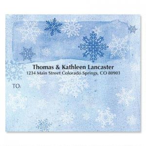 Snowflakes  Package Labels