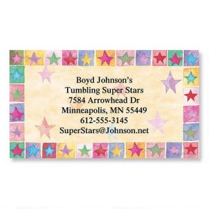 Stars On Parade Calling Card