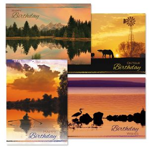 Masculine Outdoors Birthday Cards
