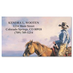 Sun On Her Shoulders Designer Business Cards