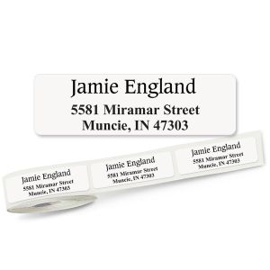 Conventional Rolled Address Labels - 3 Colors (Roll of 250)