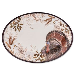 Autumn Plume Turkey Serving Platter