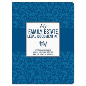 My Family Estate Legal Document Kit Book