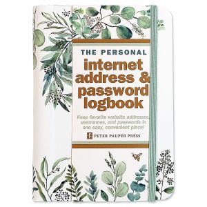 Eucalyptus Internet Address & Password Logbook