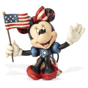 Jim Shore's Mini Patriotic Minnie Mouse Figurine
