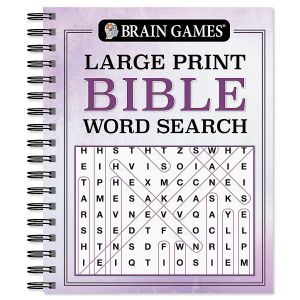 Large Print Bible Word Search Brain Games®