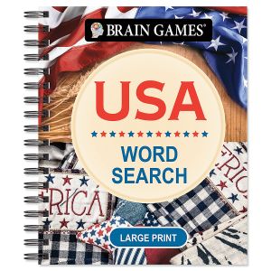 USA Word Search Large Print Brain Games®