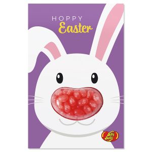 Bunny Jelly Belly® Easter Card with Candy