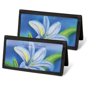 Floral Whispers Checkbook Covers