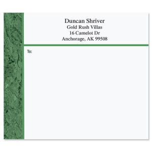 Green Marble Package Label