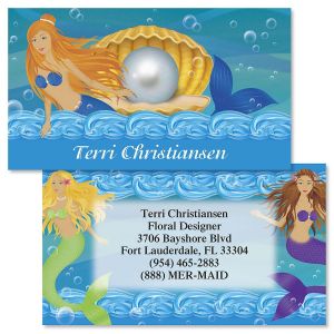 Mermaids Designer Double-Sided  Business Cards
