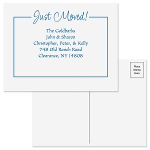 Just Moved New Address Postcards