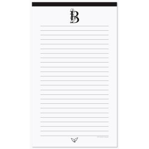 Formal Initial Lined Memo Pads