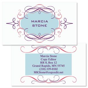 Cartouche Designer Double-Sided Business Cards