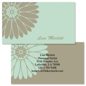Serene Double-Sided Business Cards