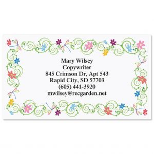 Dragonflies Designer Business Cards