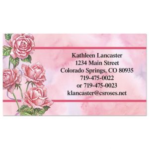 Roses & Ribbons Business Cards