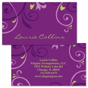 Gracious Designer Double-Sided Business Cards