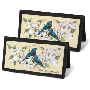 Birds & Blossoms  Checkbook Covers