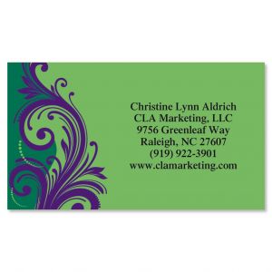 Emerald And Royal Standard Calling Card