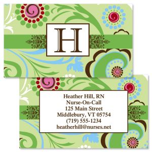 Fanciful Designer Double-Sided Business Cards