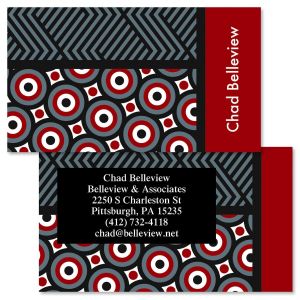 Op Art Designer Double-Sided Business Cards